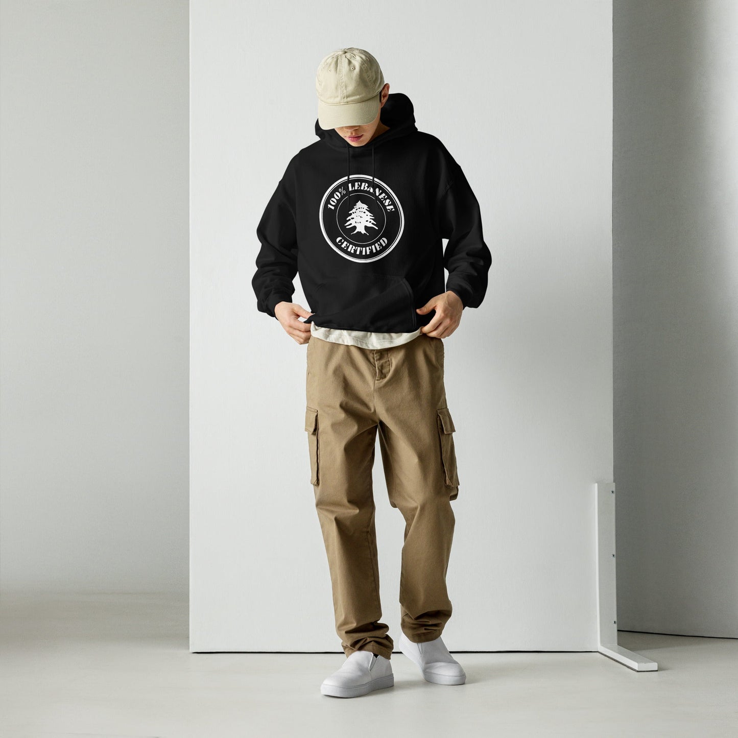 Hoodie - "100% Lebanese Certified" (Unisex) - Loubni