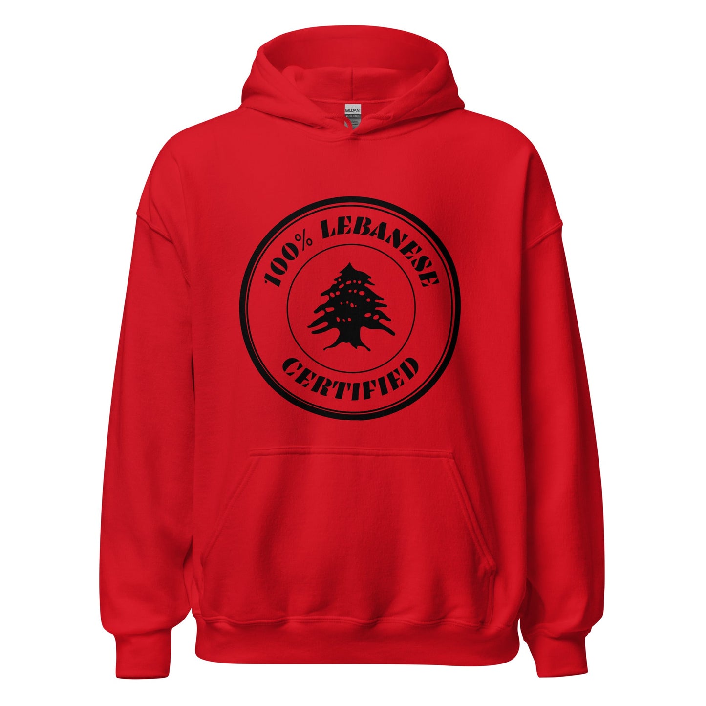 Hoodie - "100% Lebanese Certified" (Unisex) - Loubni