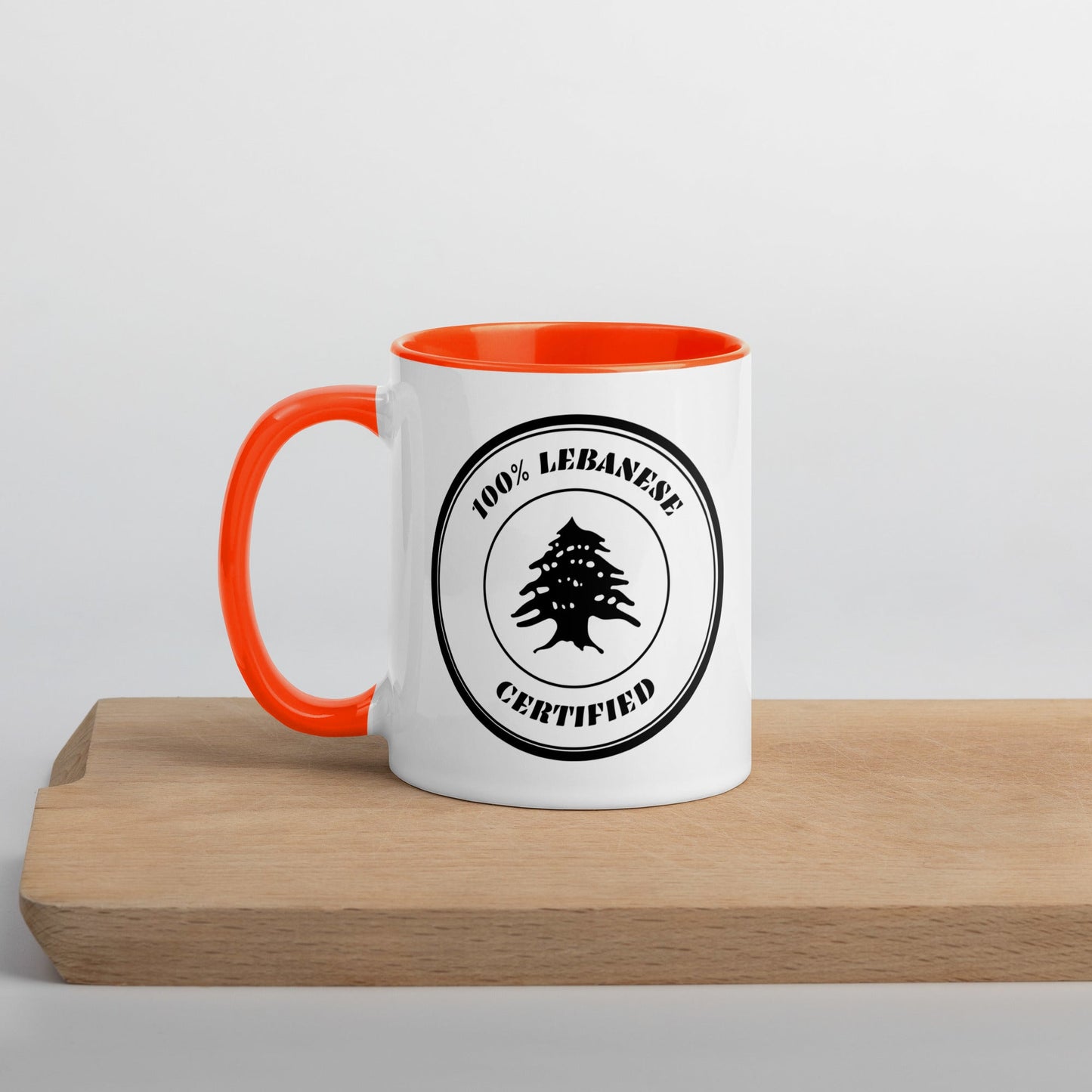 Mug (Colored) - "100% Lebanese Certified" - Loubni