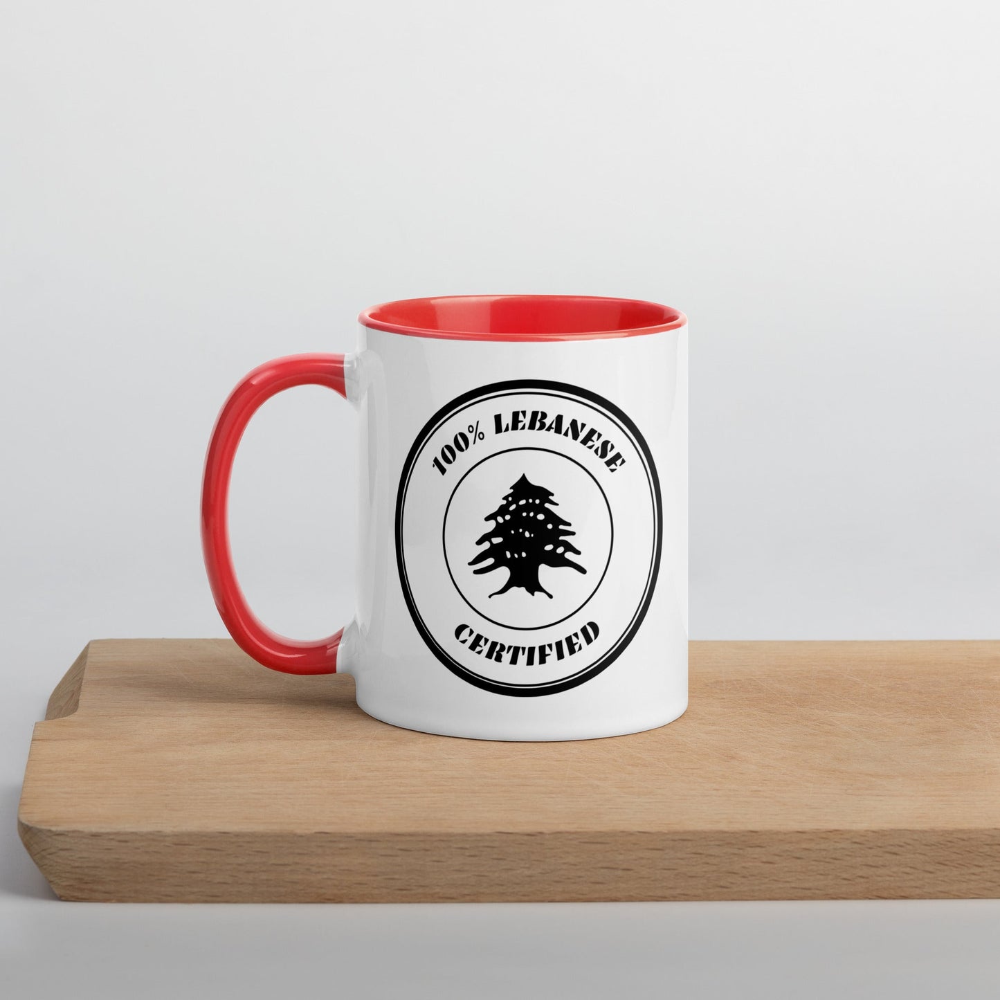 Mug (Colored) - "100% Lebanese Certified" - Loubni