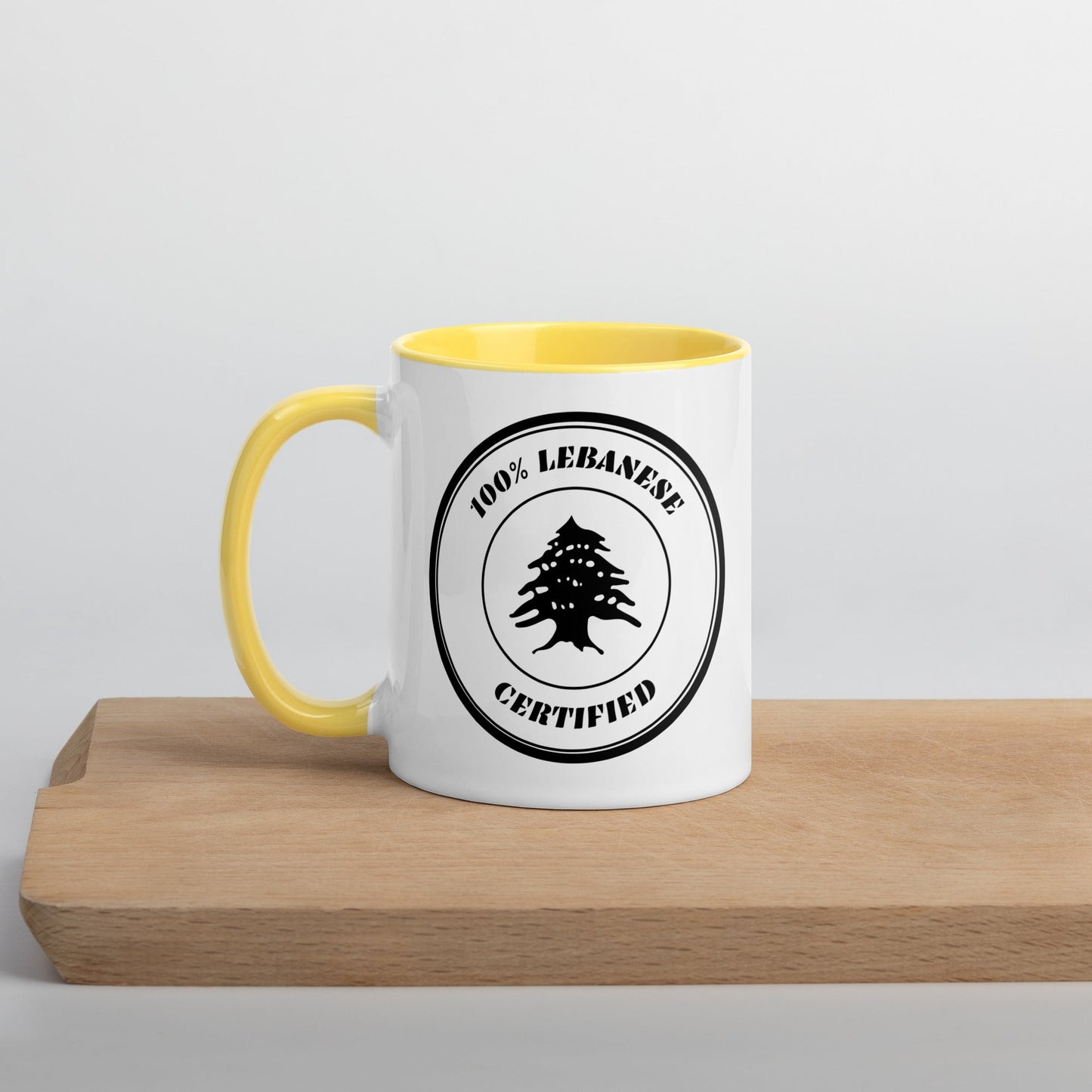 Mug (Colored) - "100% Lebanese Certified" - Loubni