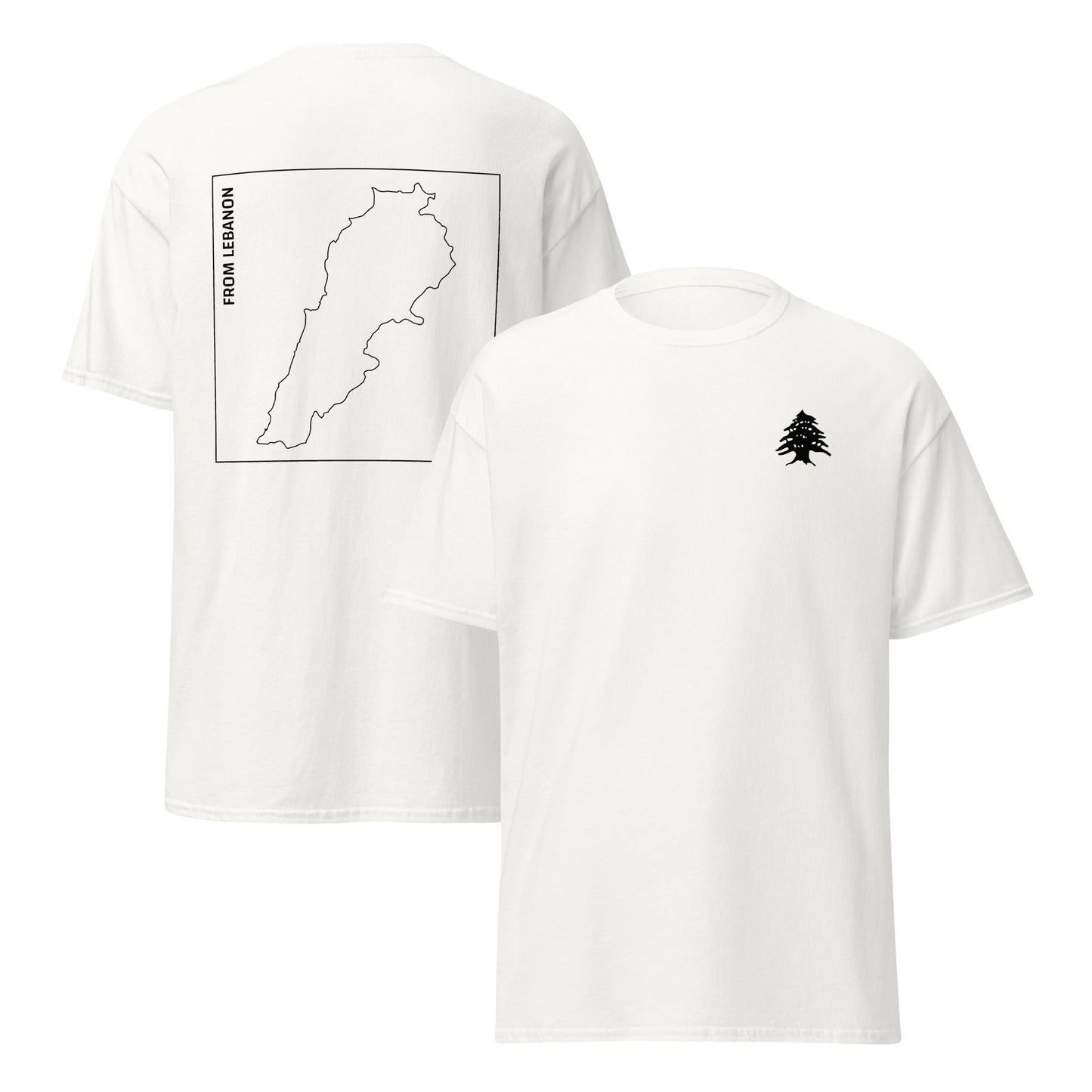 T-Shirt - "From Lebanon With Love" (Unisex) - Loubni