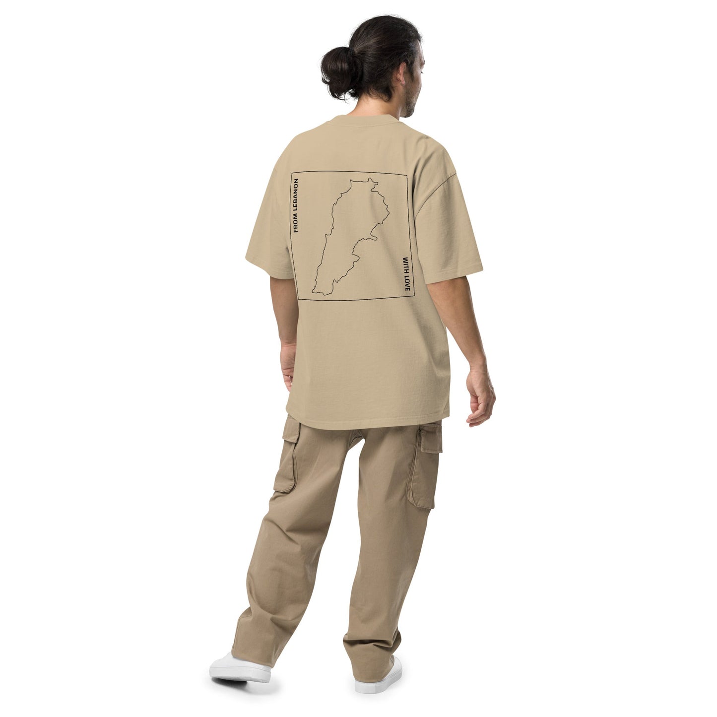 T-shirt Oversized - "From Lebanon With Love" (Unisex) - Loubni